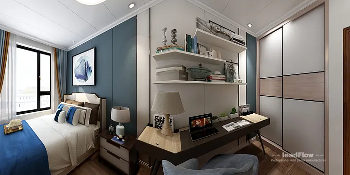 Nanchang Apartment Featuring WPC Interior Panel | Living-Dining Room Walls in Donghu District, Nanchang, China - photo 4
