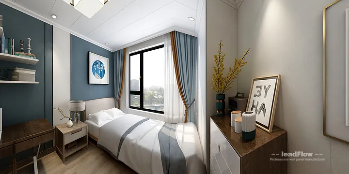Nanchang Apartment Featuring WPC Interior Panel | Living-Dining Room Walls in Donghu District, Nanchang, China - photo 5