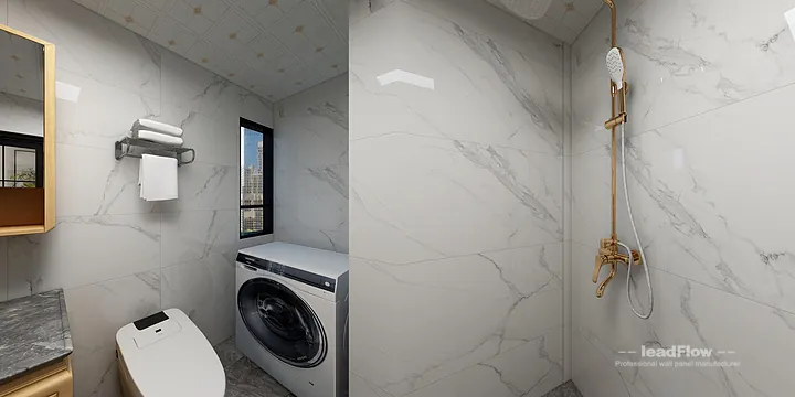 Nanchang Apartment Featuring WPC Interior Panel | Living-Dining Room Walls in Donghu District, Nanchang, China - photo 9
