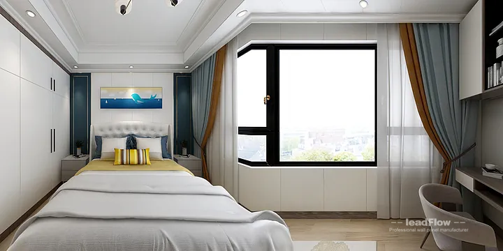 Hangzhou Apartment with WPC Wall Panel &mdash; Living Room Feature in Hangzhou, China - photo 2