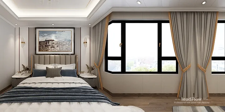 Hangzhou Apartment with WPC Wall Panel &mdash; Living Room Feature in Hangzhou, China - photo 4