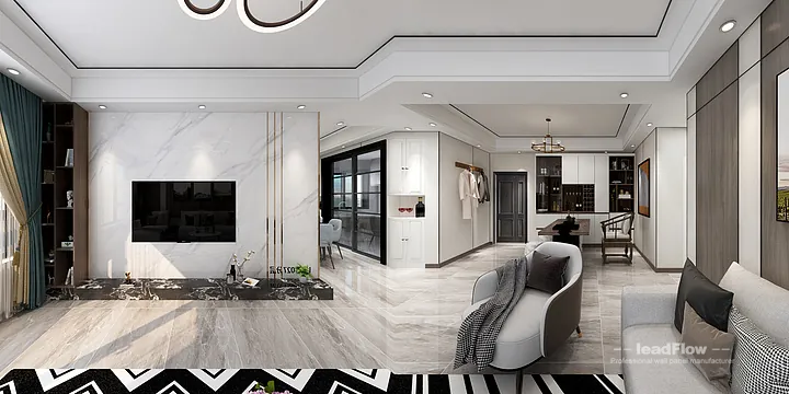 Explore WPC Wall Cladding in This Hangzhou Apartment &mdash; Stylish Style in Hangzhou, China - photo 2