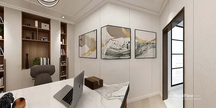 Elegant Apartment Interior in Hangzhou using WPC Wall Cladding in Hangzhou, China - photo 5