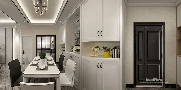 Elegant Apartment Interior in Hangzhou using WPC Wall Cladding in Hangzhou, China - photo 7