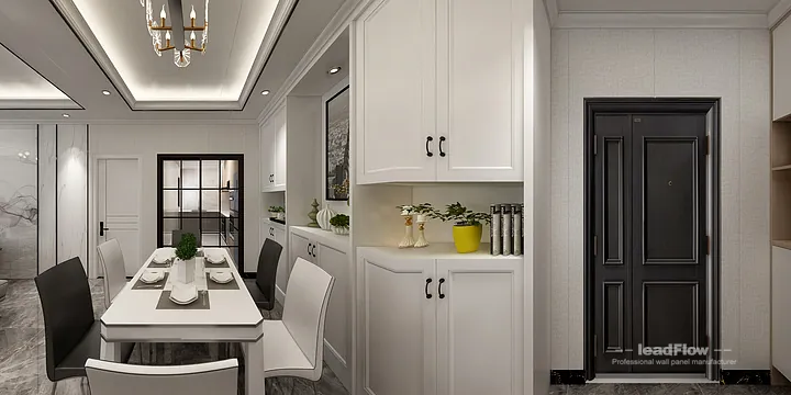 Elegant Apartment Interior in Hangzhou using WPC Wall Cladding in Hangzhou, China - photo 8