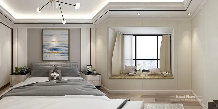 Stylish Apartment Interior in Hangzhou using WPC Cladding in Hangzhou, China - photo 4