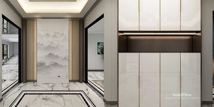 Hangzhou Apartment Featuring WPC Wall Cladding | Master Bedroom Walls in Hangzhou, China - photo 10