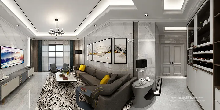 Hangzhou Apartment Makeover with WPC Interior Panel | Modern Wood Grain in Hangzhou, China
