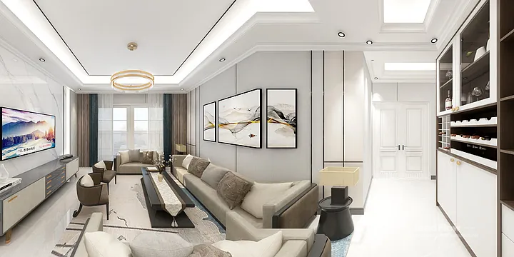 Hangzhou Apartment Makeover with WPC Interior Panel | Modern Wood Grain in Hangzhou, China - photo 4