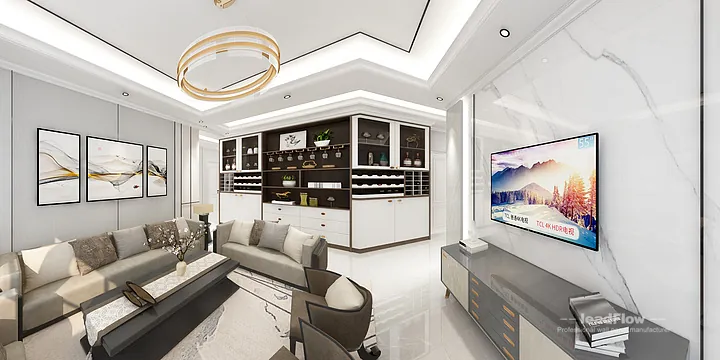 Hangzhou Apartment Makeover with WPC Interior Panel | Modern Wood Grain in Hangzhou, China - photo 5