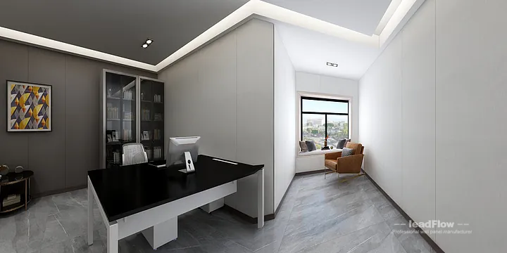 WPC Wall Cladding Transformation: Hangzhou Commercial Office Area Walls in Hangzhou, China - photo 1