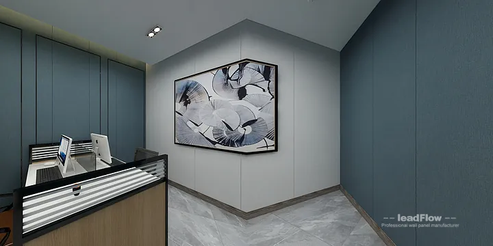 WPC Wall Cladding Transformation: Hangzhou Commercial Office Area Walls in Hangzhou, China - photo 13