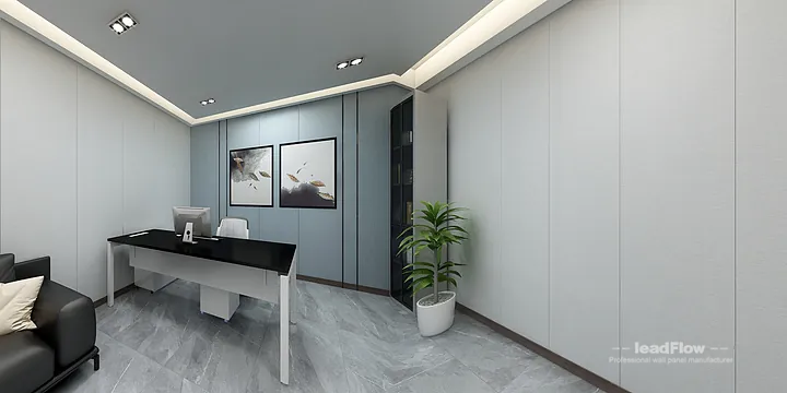WPC Wall Cladding Transformation: Hangzhou Commercial Office Area Walls in Hangzhou, China - photo 15