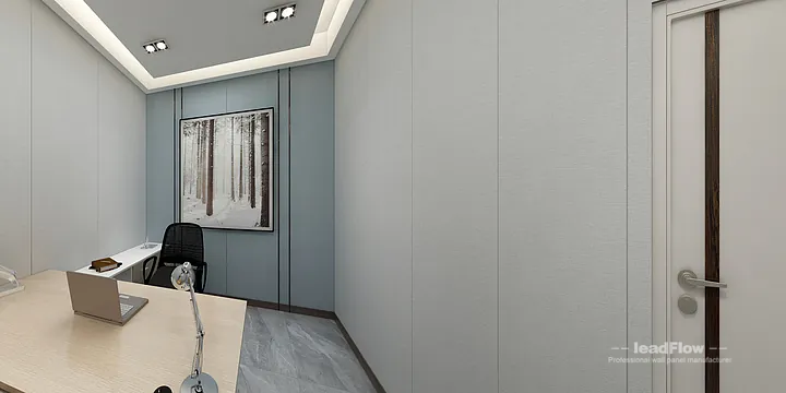 WPC Wall Cladding Transformation: Hangzhou Commercial Office Area Walls in Hangzhou, China - photo 19