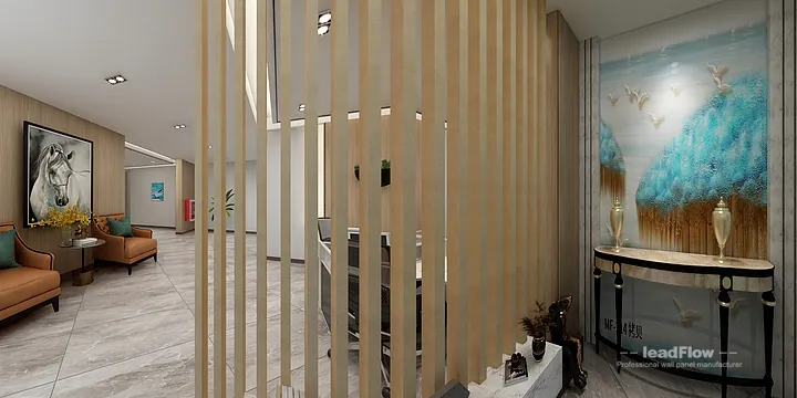 WPC Wall Cladding Transformation: Hangzhou Commercial Office Area Walls in Hangzhou, China - photo 25