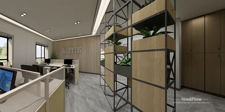WPC Wall Cladding Transformation: Hangzhou Commercial Office Area Walls in Hangzhou, China - photo 27