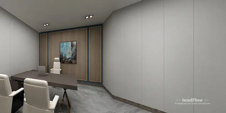 WPC Wall Cladding Transformation: Hangzhou Commercial Office Area Walls in Hangzhou, China - photo 8