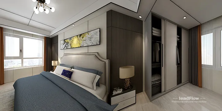 Nanchang Apartment Featuring WPC Cladding | Living Room Walls in Nanchang County, Nanchang, China - photo 1