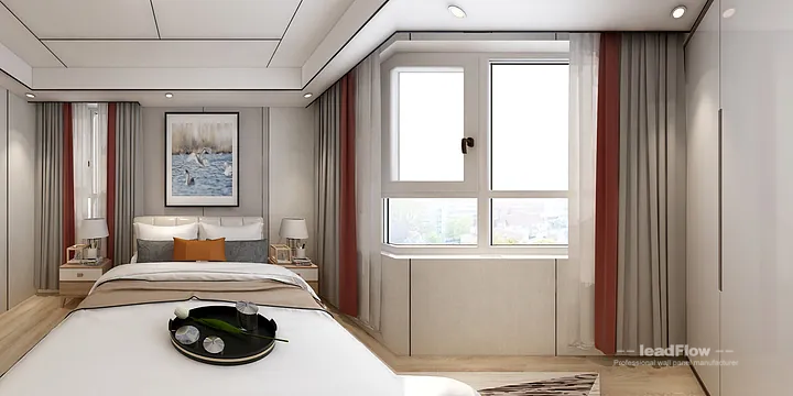 Nanchang Apartment Featuring WPC Cladding | Living Room Walls in Nanchang County, Nanchang, China - photo 2
