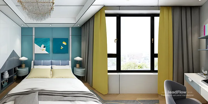 Nanchang Apartment Featuring WPC Cladding | Living Room Walls in Nanchang County, Nanchang, China - photo 4