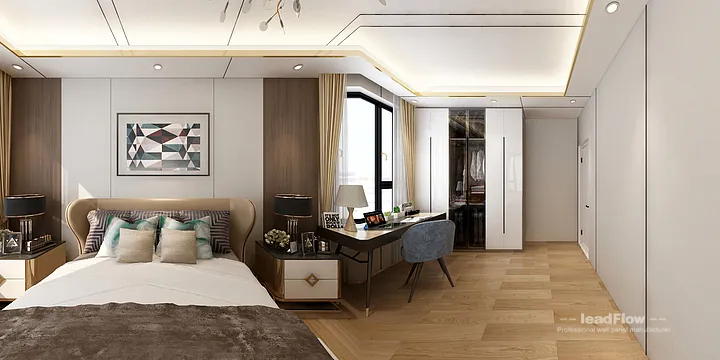 Nanchang Apartment Featuring WPC Cladding | Living Room Walls in Nanchang County, Nanchang, China - photo 6