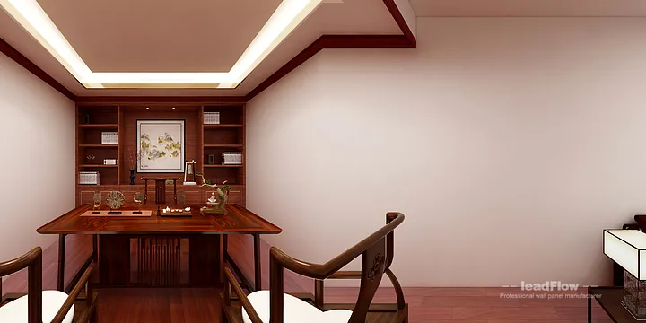 Hangzhou Interior Project with WPC Wall Cladding &mdash; lounge Feature in Hangzhou, China - photo 4