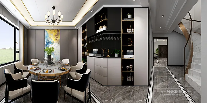 WPC Interior Panel Transformation: Hangzhou Apartment with Dining Room Walls in Hangzhou, China - photo 7