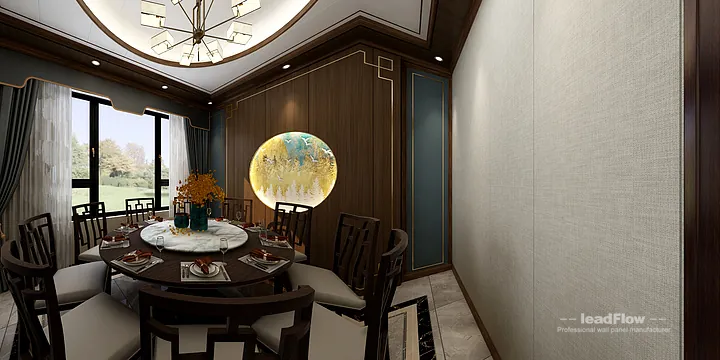 Nanchang Hotel Featuring WPC Cladding | second-floor lobby Walls in Donghu District, Nanchang, China - photo 1