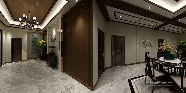 Nanchang Hotel Featuring WPC Cladding | second-floor lobby Walls in Donghu District, Nanchang, China - photo 10