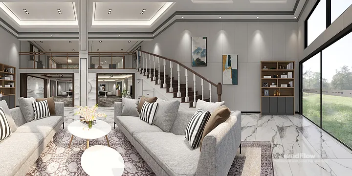 Modern Commercial Space Interior in Hangzhou using WPC Cladding in Hangzhou, China