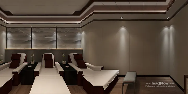 Nanchang Apartment Interior with WPC Wall Cladding &mdash; foot bath5 Accent in Donghu District, Nanchang, China - photo 10