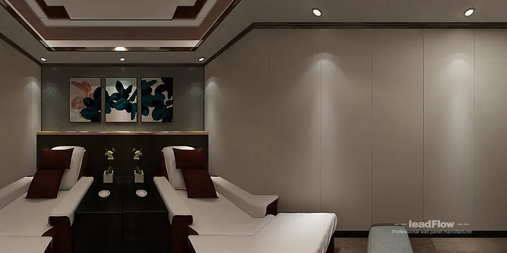 Nanchang Apartment Interior with WPC Wall Cladding &mdash; foot bath5 Accent in Donghu District, Nanchang, China - photo 14