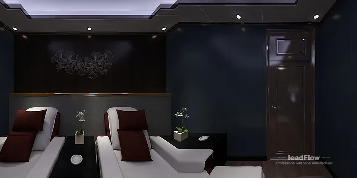 Nanchang Apartment Interior with WPC Wall Cladding &mdash; foot bath5 Accent in Donghu District, Nanchang, China - photo 17