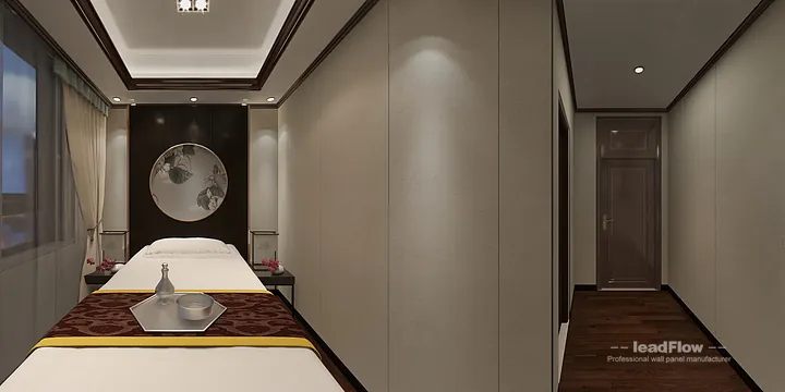 Nanchang Apartment Interior with WPC Wall Cladding &mdash; foot bath5 Accent in Donghu District, Nanchang, China - photo 2