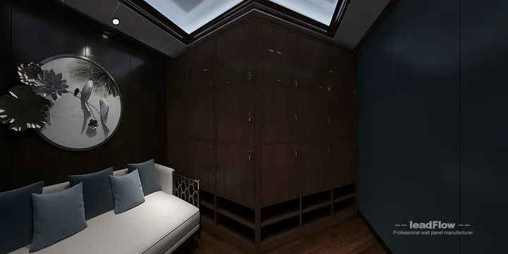 Nanchang Apartment Interior with WPC Wall Cladding &mdash; foot bath5 Accent in Donghu District, Nanchang, China - photo 24