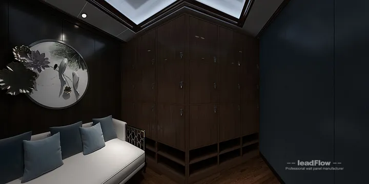 Nanchang Apartment Interior with WPC Wall Cladding &mdash; foot bath5 Accent in Donghu District, Nanchang, China - photo 27