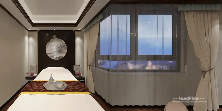 Nanchang Apartment Interior with WPC Wall Cladding &mdash; foot bath5 Accent in Donghu District, Nanchang, China - photo 28