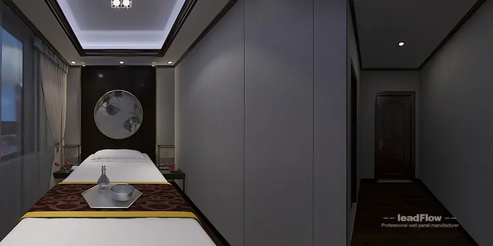Nanchang Apartment Interior with WPC Wall Cladding &mdash; foot bath5 Accent in Donghu District, Nanchang, China - photo 35
