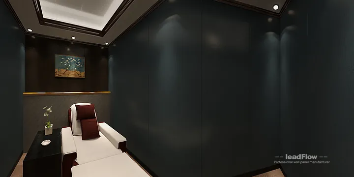 Nanchang Apartment Interior with WPC Wall Cladding &mdash; foot bath5 Accent in Donghu District, Nanchang, China - photo 4