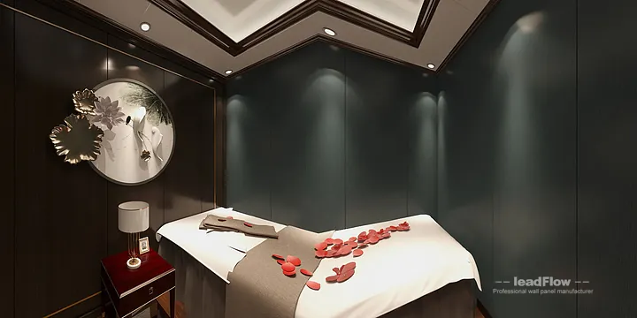 Nanchang Apartment Interior with WPC Wall Cladding &mdash; foot bath5 Accent in Donghu District, Nanchang, China - photo 40