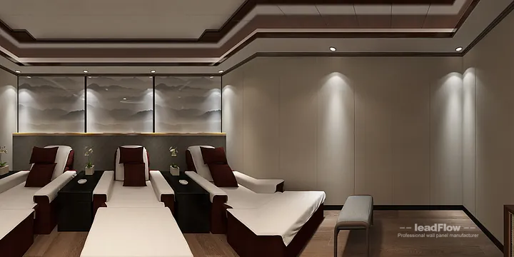 Nanchang Apartment Interior with WPC Wall Cladding &mdash; foot bath5 Accent in Donghu District, Nanchang, China - photo 42