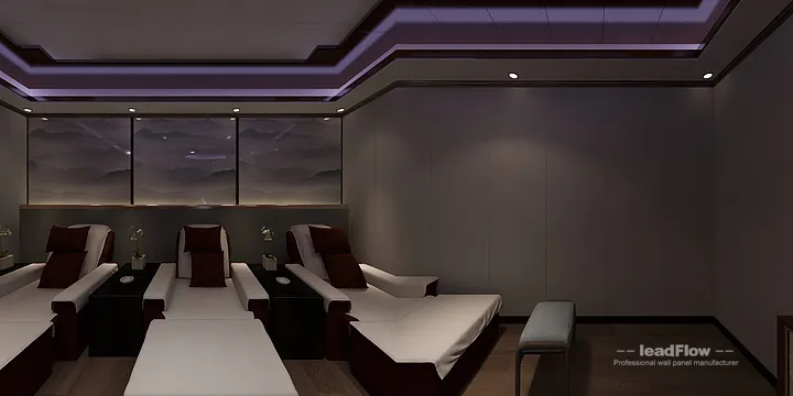 Nanchang Apartment Interior with WPC Wall Cladding &mdash; foot bath5 Accent in Donghu District, Nanchang, China - photo 43