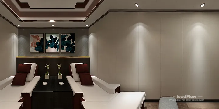 Nanchang Apartment Interior with WPC Wall Cladding &mdash; foot bath5 Accent in Donghu District, Nanchang, China - photo 44