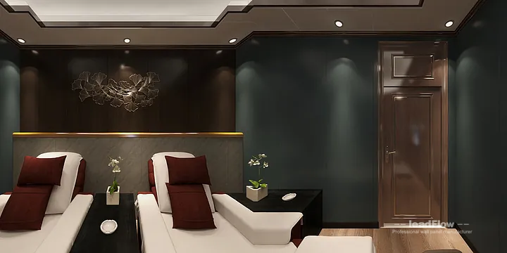 Nanchang Apartment Interior with WPC Wall Cladding &mdash; foot bath5 Accent in Donghu District, Nanchang, China - photo 46