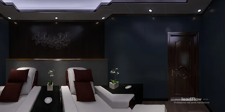Nanchang Apartment Interior with WPC Wall Cladding &mdash; foot bath5 Accent in Donghu District, Nanchang, China - photo 47