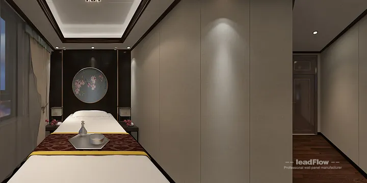 Nanchang Apartment Interior with WPC Wall Cladding &mdash; foot bath5 Accent in Donghu District, Nanchang, China - photo 7