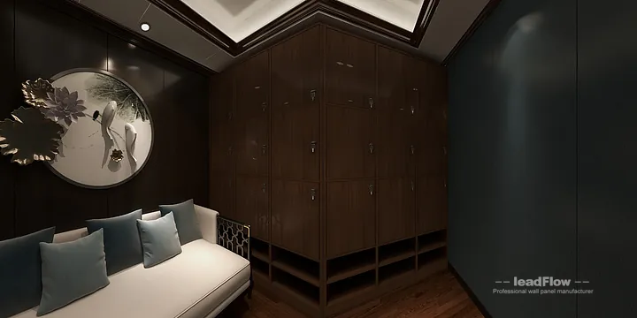 Nanchang Apartment Interior with WPC Wall Cladding &mdash; foot bath5 Accent in Donghu District, Nanchang, China - photo 8