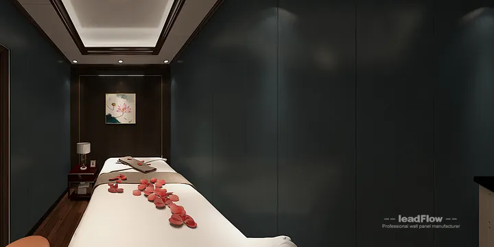 Nanchang Apartment Interior with WPC Wall Cladding &mdash; foot bath5 Accent in Donghu District, Nanchang, China - photo 9
