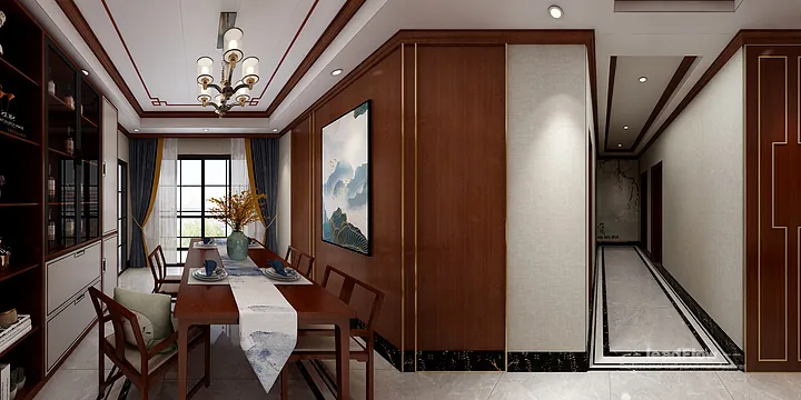 Hangzhou Apartment Wall Panel Design | WPC Interior Panel Warm Interior in Hangzhou, China - photo 1