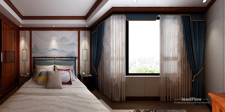 Hangzhou Apartment Wall Panel Design | WPC Interior Panel Warm Interior in Hangzhou, China - photo 2